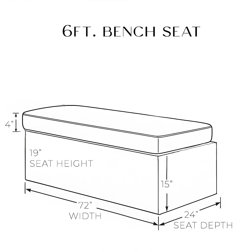 Seating | Brewery or Cafe Leather Banquette Sets FULL SEAT w BASE 4ft