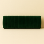 Floating Velvet Bench for Restaurant Dining, Entryway or Kitchen Bolster Pillow