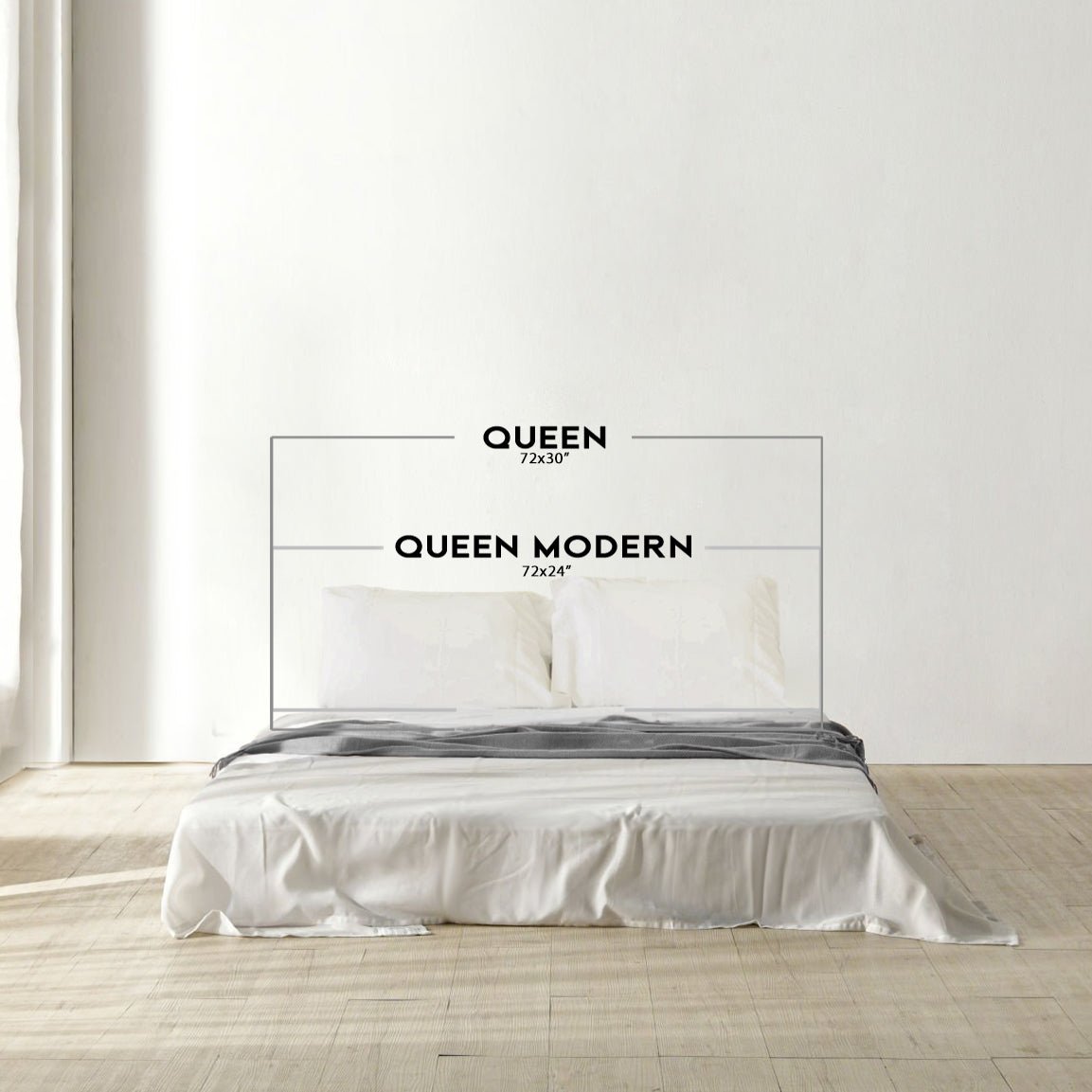 Custom Leather Bed – Handmade Wall-Mounted Headboard