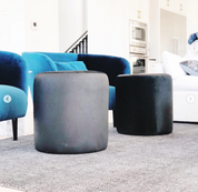 Ottoman | COM Custom Round Ottoman Foot Stool or Pouf