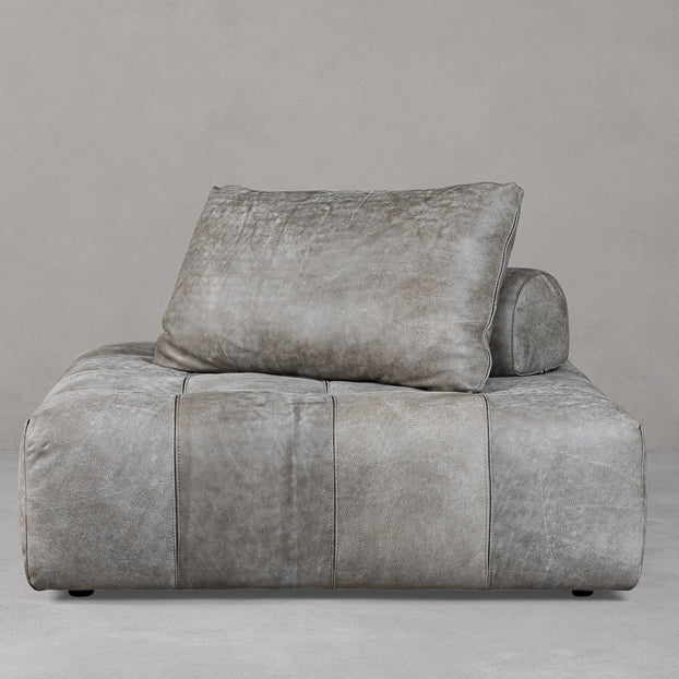 Cubist Sofa Element Grey Aged Leather PILLOW BACKREST