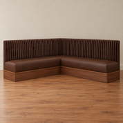 Chocolate Brown Restaurant Banquette B2 | 7'7"