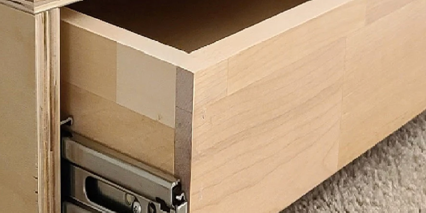 Under-Bench Storage Drawer – Sliding Bench Organizer