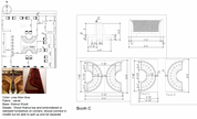 Horses LA | Custom Banquette & Booth Seating Package Booth C | Curved Connectable Horseshoe Booth