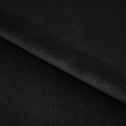 Performance Velvet Corner Banquette Black