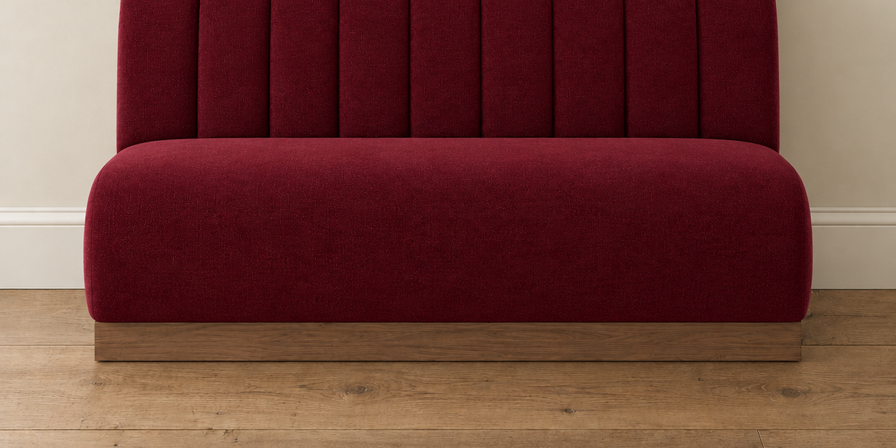 Commercial Performance Velvet Banquette | Restaurant & Wine Bar Seating