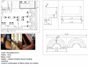 Horses LA | Custom Banquette & Booth Seating Package Booth G | Three-Piece Double Curved Booth | 16'6½"