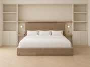 MDR | Almond Mohair California King Bed