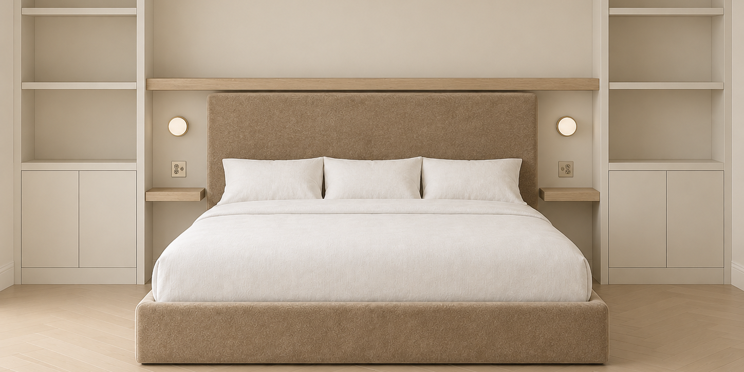 California King Bed | Luxe Mohair Cal King