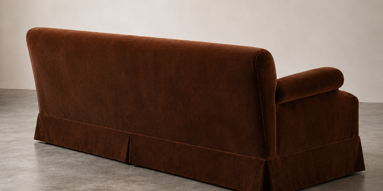The Morgan Skirted Sofa