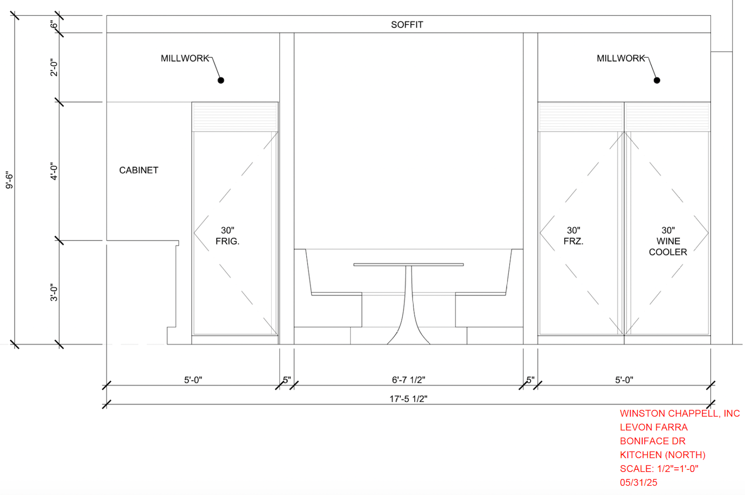 Custom Polo Lounge Leather Banquette