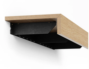 Floating Leather Bench for Restaurant Dining, Entryway or Kitchen Seat Back (Wall-Mount) Velvet