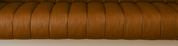 Overstuffed leather banquette – custom retro dining nook seating Seat Cushion