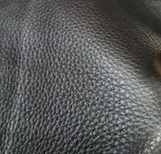 Premium Leather Samples – Headboards, Ottomans & Seating Leather | Pebbled Black