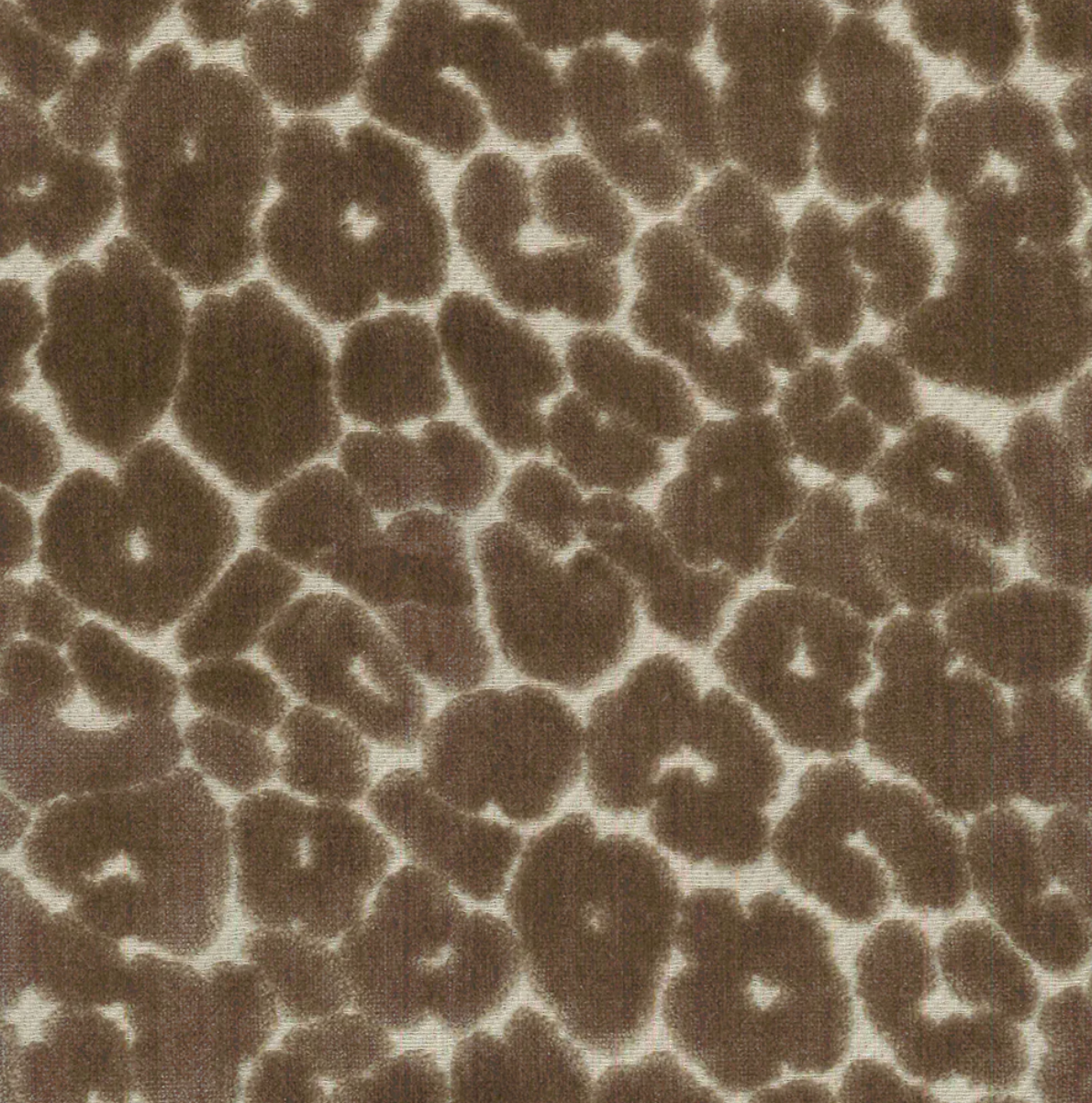 Fabric Samples – Performance Velvet & Upholstery Swatches Pattern | Taupe Leopard