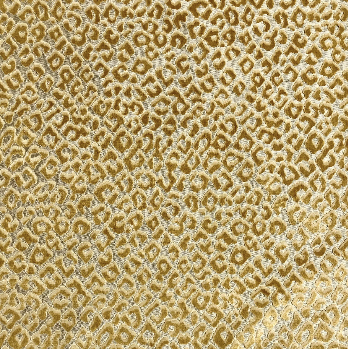 Fabric Samples – Performance Velvet & Upholstery Swatches Pattern | Leopard Gold