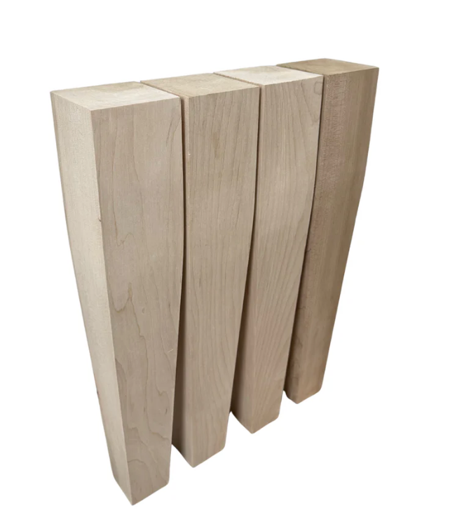 AT | Channeled Banquette Wood Legs