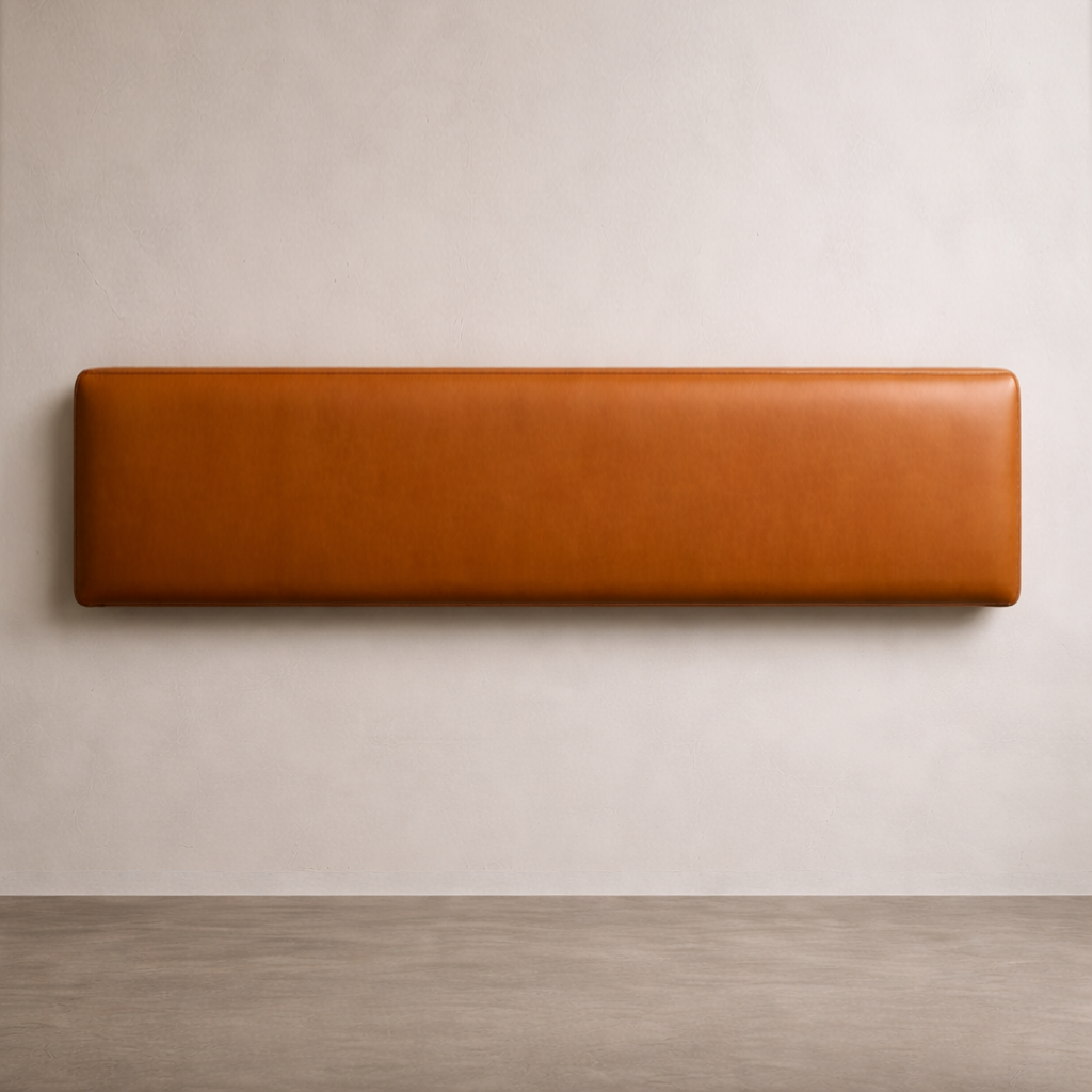 Commercial Leather Floating Bench for Restaurants
