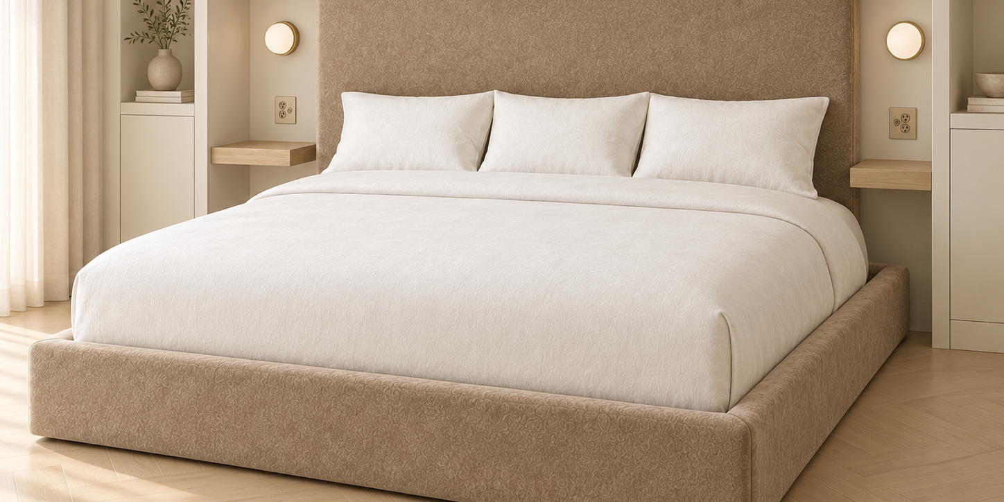 California King Bed | Luxe Mohair Queen