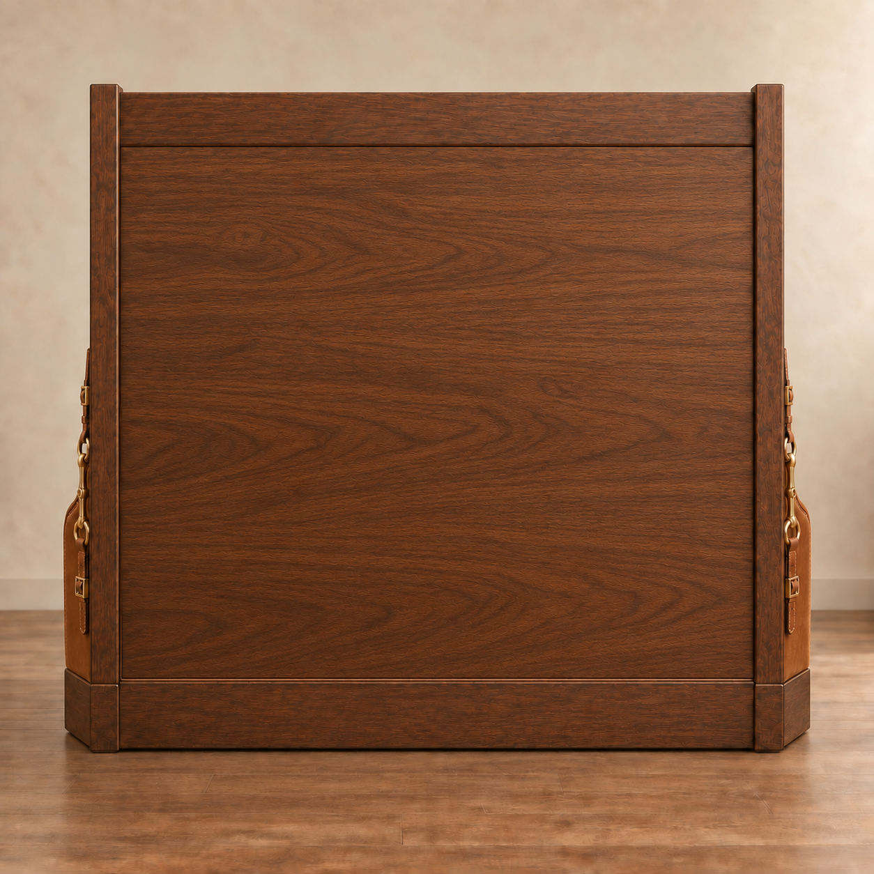 Horses Sunset Blvd | Booth "C" High-Back Equestrian Vegan Leather Banquette