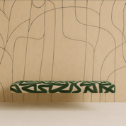 Velvet Floating Bench for Restaurant Dining, Entryway or Kitchen Seat Cushion Velvet