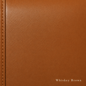 Custom Whiskey Leather Corner Banquette | 66" x 66" Extra Deep Lounge Seating
