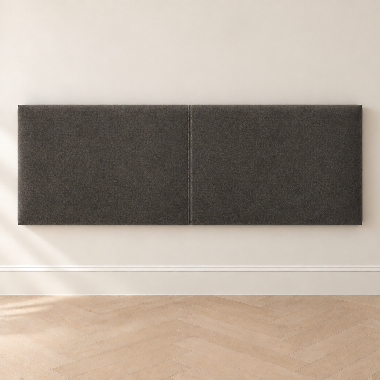 Boutique hotel performance velvet wall mounted headboard for queen and king hotel beds