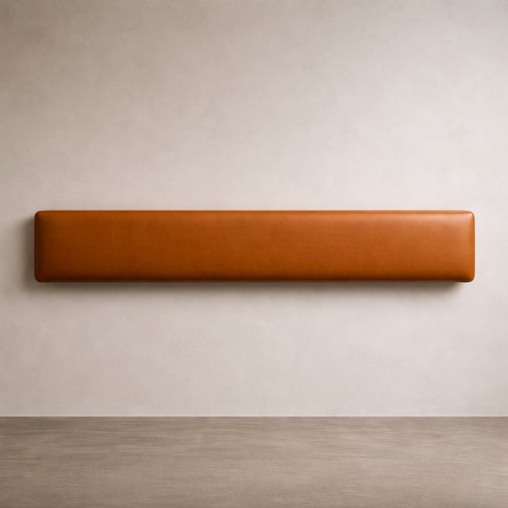 Commercial Leather Floating Bench for Restaurants