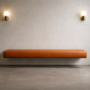 Commercial Leather Floating Bench for Restaurants