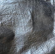 Premium Leather Samples – Headboards, Ottomans & Seating Croc | Black