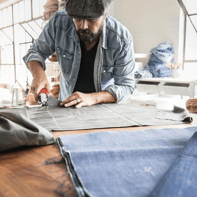 Custom Leather Bed – Handmade Wall - Mounted Headboard - CUSTOMfurnitureleather headboardHUNTEDFOX - custom wall mount headboards being made by James North