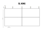 Custom Leather Bed – Handmade Wall - Mounted Headboard - CUSTOMfurnitureheadboardHUNTEDFOX - Custom Leather Bed – Handmade Wall - Mounted Headboard