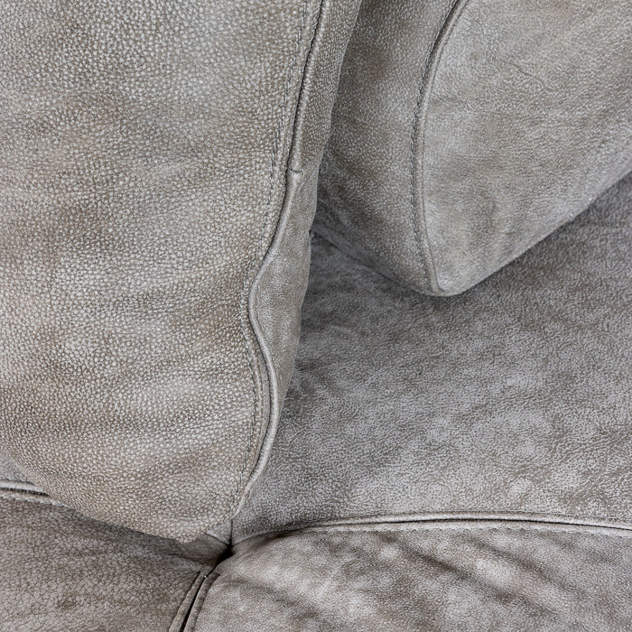 Cubist Sofa Element Grey Aged Leather PILLOW BACKREST