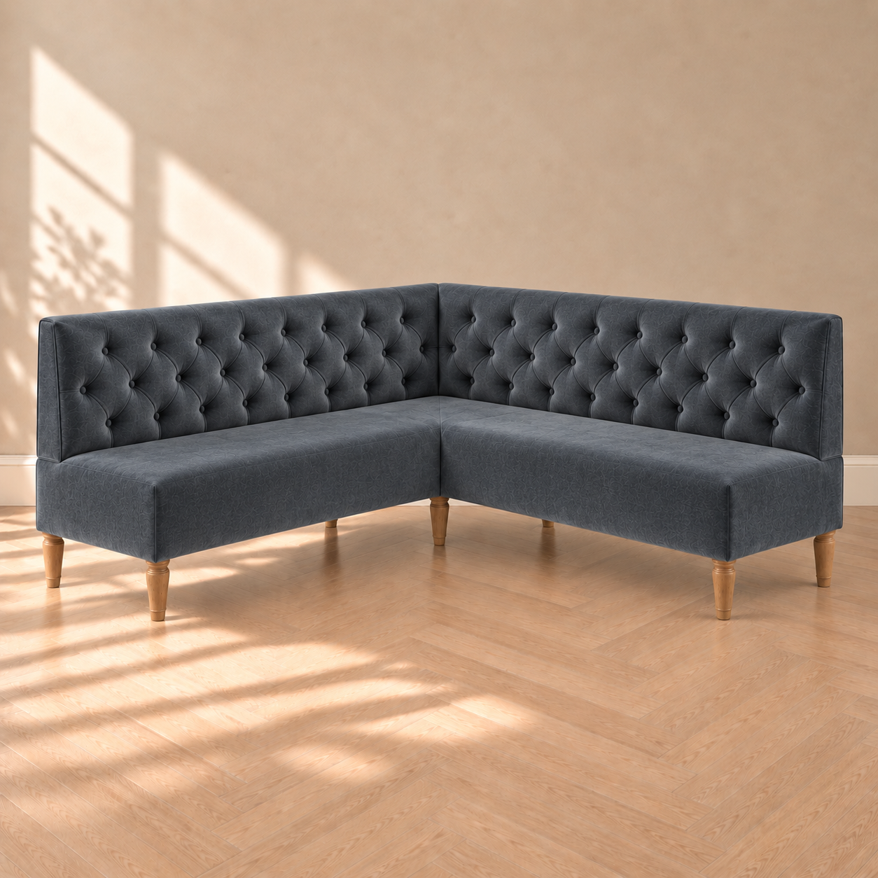 Corner Banquette | Performance Velvet