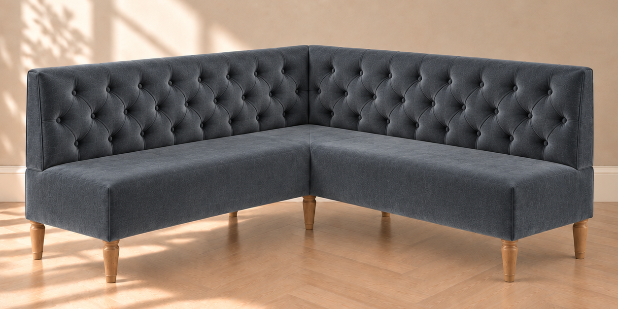 Corner Banquette | Performance Velvet