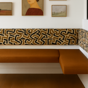 Floating Leather Bench for Restaurant Dining, Entryway or Kitchen Seat Cushion Leather