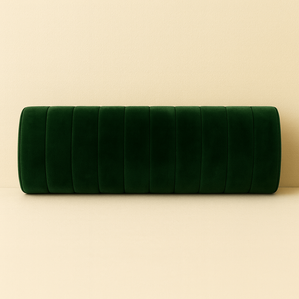 Velvet Floating Bench for Restaurant Dining, Entryway or Kitchen Bolster Pillow Velvet