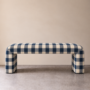 Modern Waterfall Accent Bench