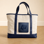 Custom Branded Leather & Canvas Bag | Heavy Duty Canvas Bag