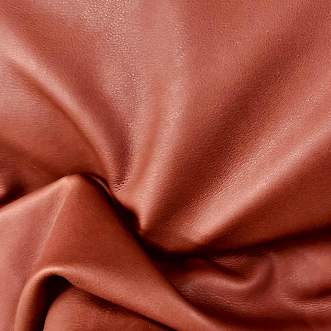 Premium Leather Samples – Headboards, Ottomans & Seating Leather | Cognac