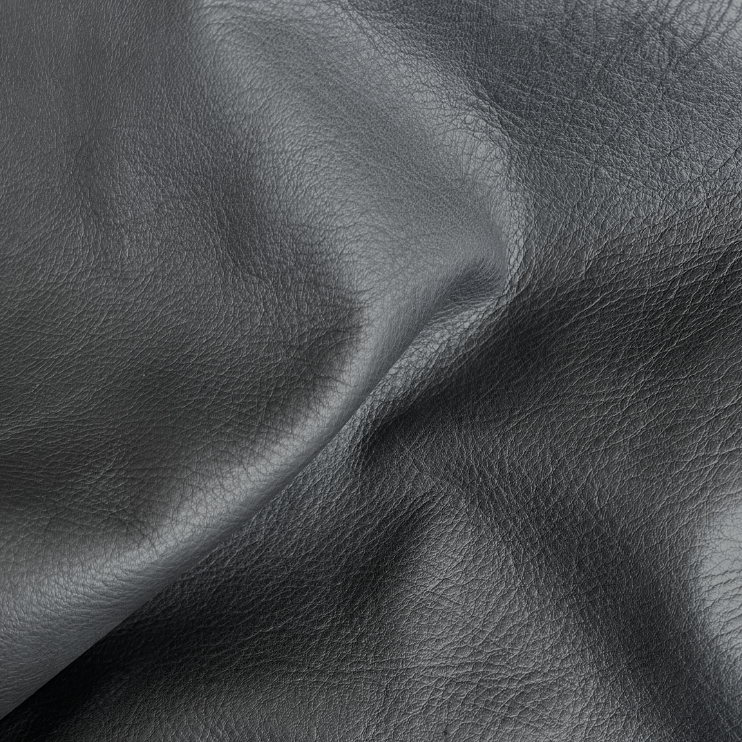 Premium Leather Samples – Headboards, Ottomans & Seating Leather | Soft Black