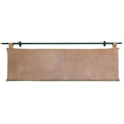 Light Brown Leather Headboard - H U N T E D F O X