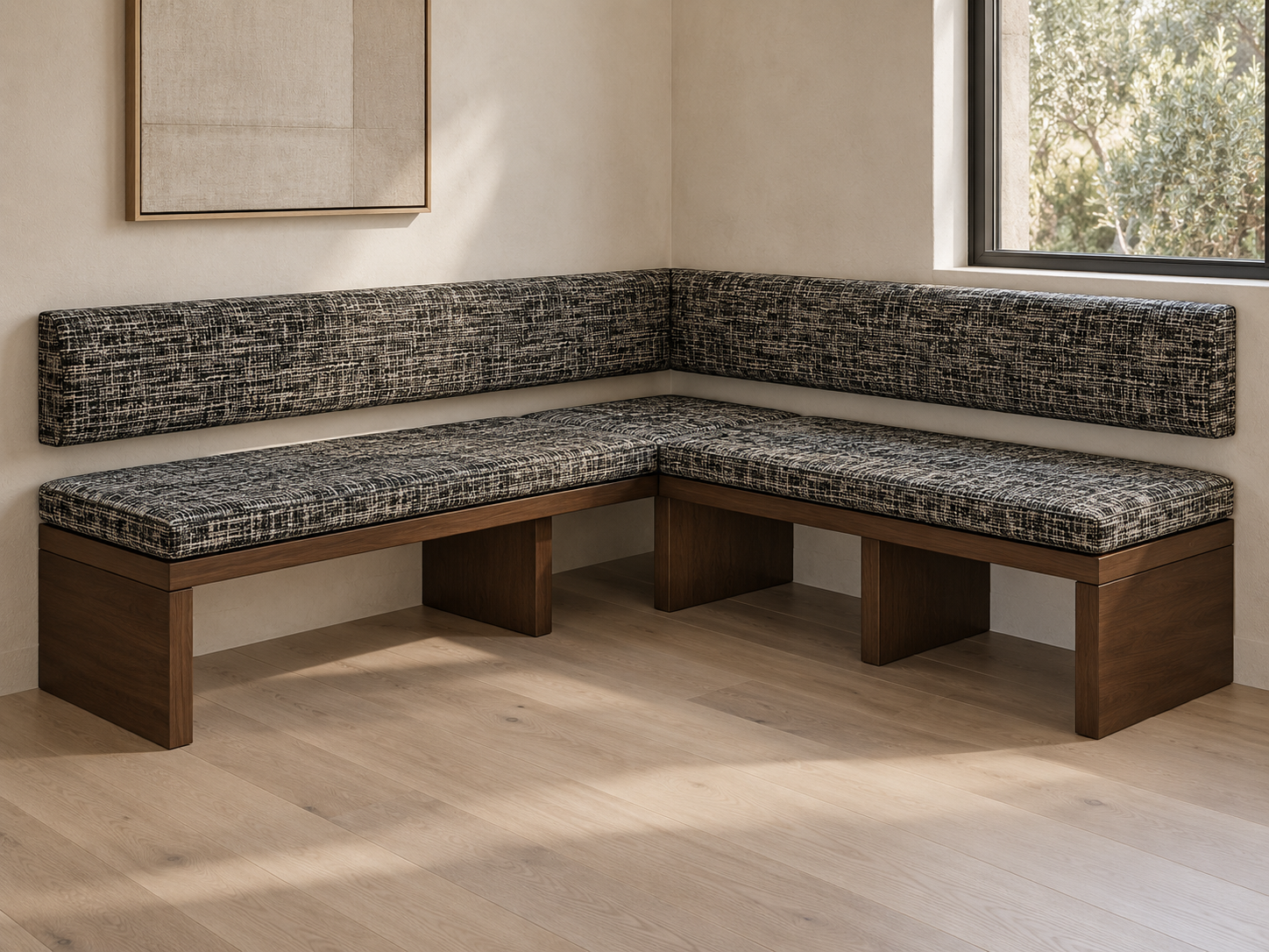 MDR | Custom Corner Banquette | Kravet 37221-81