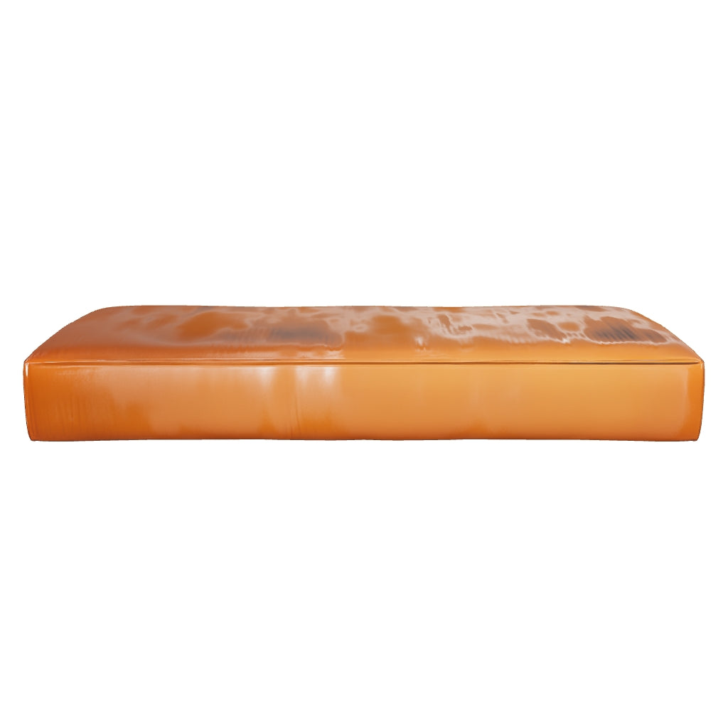 Floating Leather Bench Seat