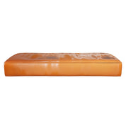 Floating Leather Bench Seat