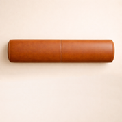 Floating Leather Bench Seat 7" Bolster Pillow