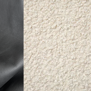 Premium Leather Samples – Headboards, Ottomans & Seating Shearling | Black