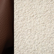 Premium Leather Samples – Headboards, Ottomans & Seating Shearling | Espresso