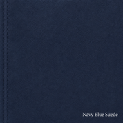 Navy blue suede texture with a seam on the left side