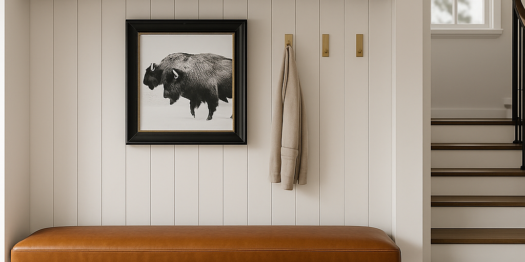 Floating Leather Bench for Restaurant Dining, Entryway or Kitchen Seat Cushion